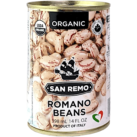 Organic Romano Beans